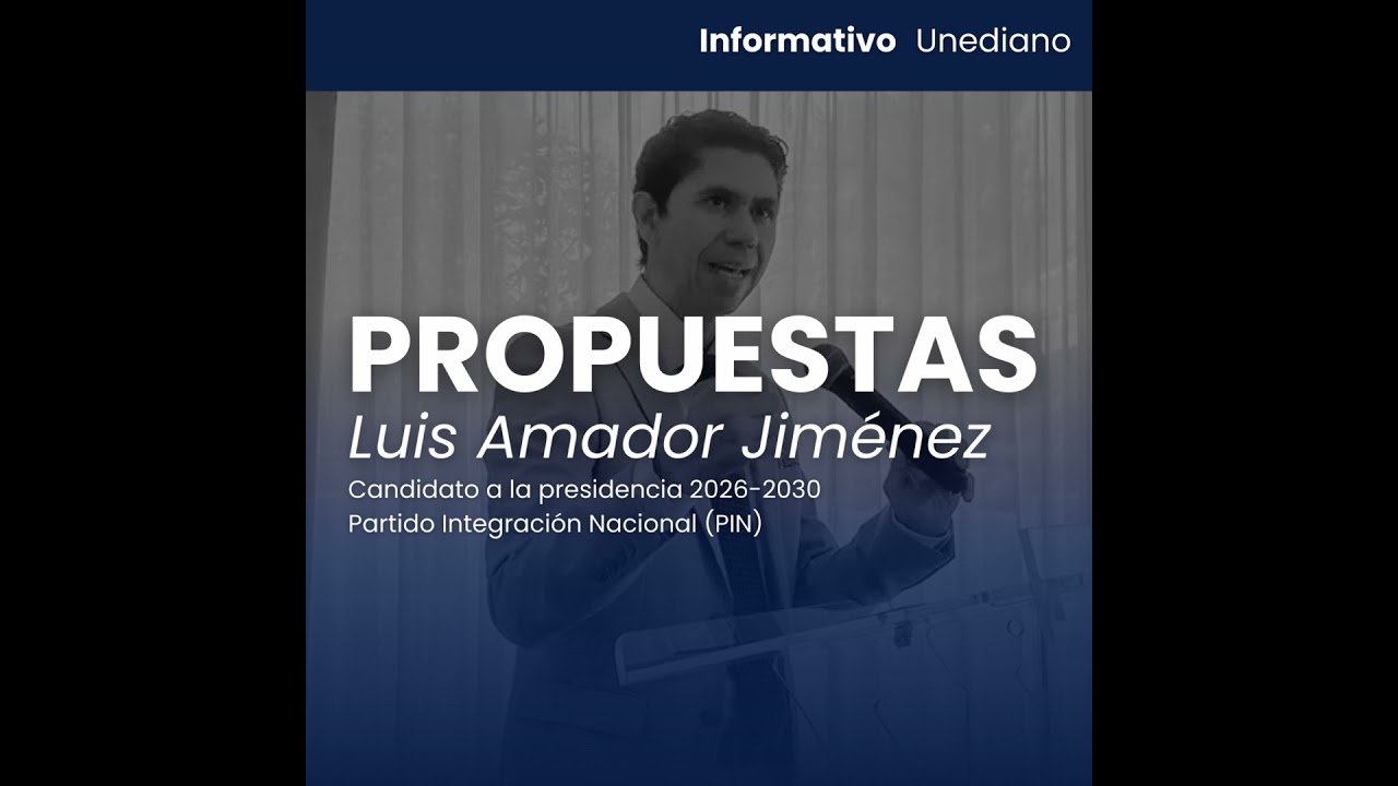 Propuestas del Plan de Gobierno Luis Amador Jimenez | Informativo Unediano EP61