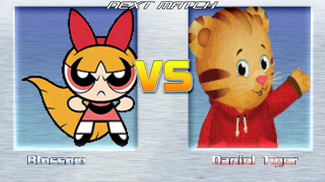 M.U.G.E.N BATTLES | Blossom vs Daniel Tiger | The Powerpuff Girls vs Daniel Tiger's Neighborhood