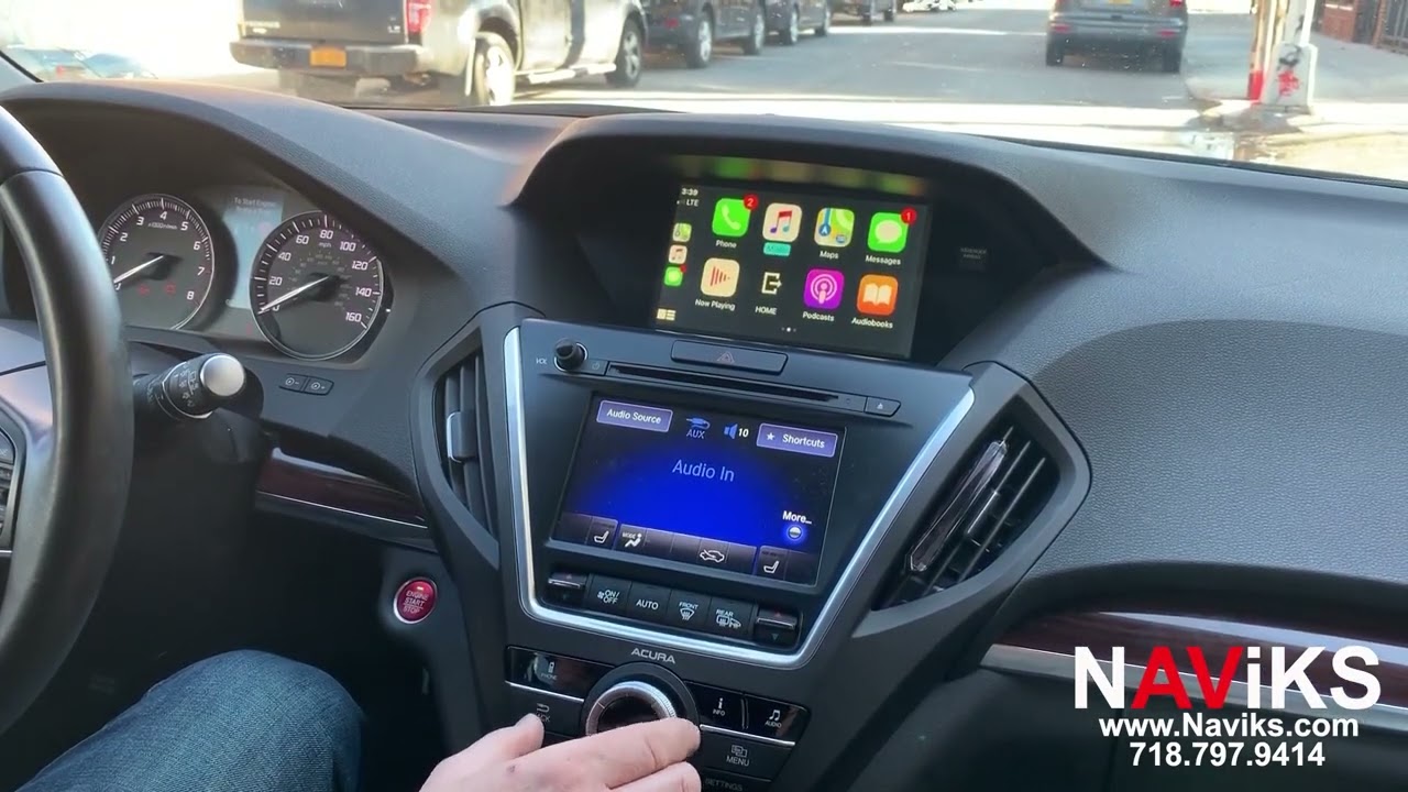 2014 - 2018 Acura MDX Apple CarPlay + Android Auto (Wired & Wireless) + HDMI + USB Media Player