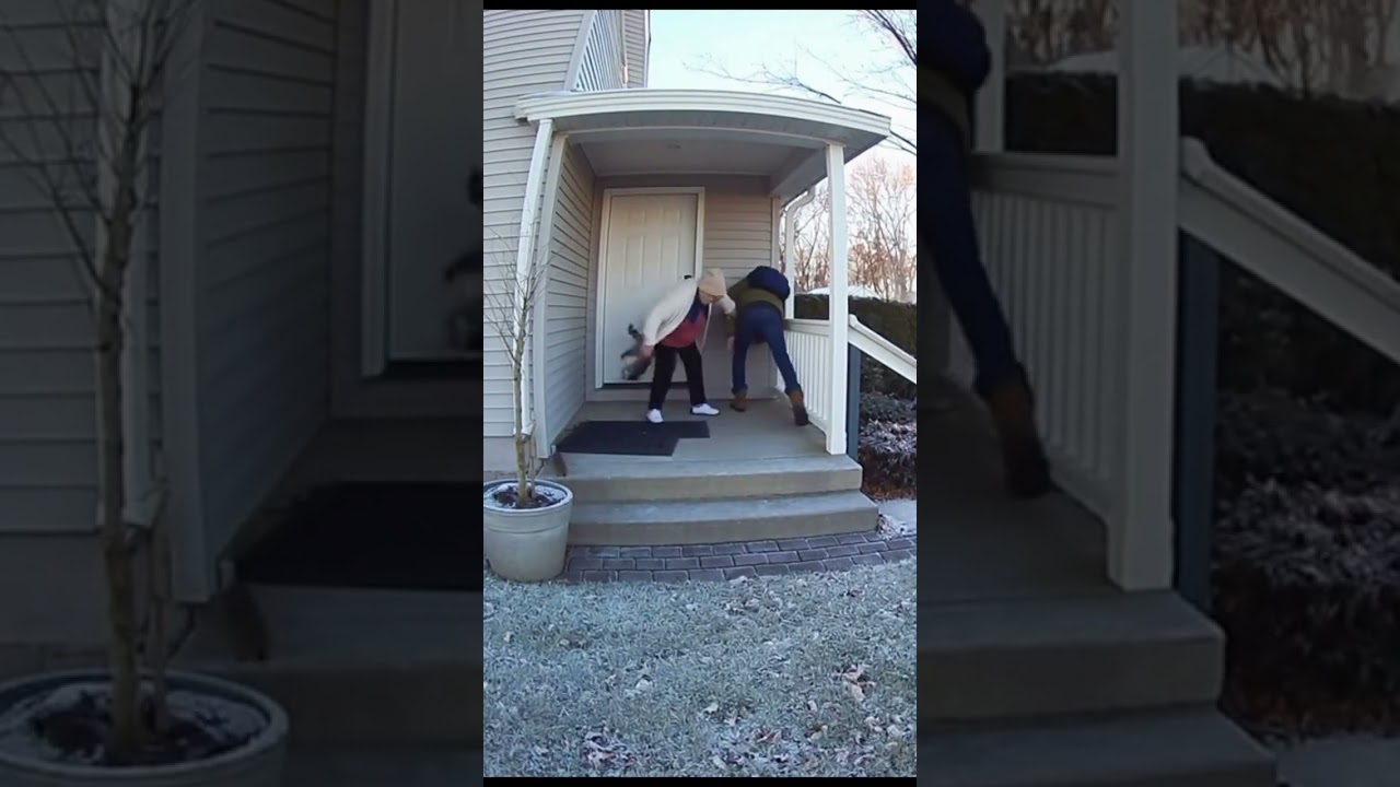 Grandma to the Rescue&hellip; then Puts the Raccoon Back! 😂#raccoon #grandma #funny  #closecall #donttryth