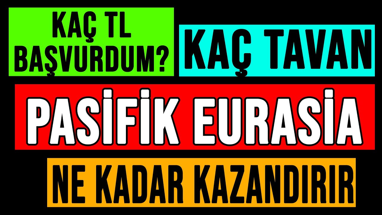 PASİFİK HALKA ARZ ANALİZ #borsa #halkaarz #paseu #pasifikeurasia