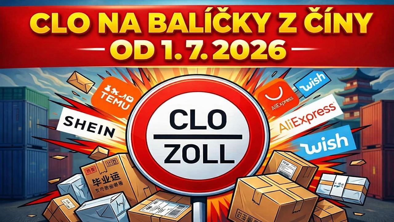 KONEC LEVN&Yacute;CH N&Aacute;KUPŮ Z Č&Iacute;NY⁉️ Clo na bal&iacute;čky 📦 z č&iacute;nsk&yacute;ch eshopů od 1. 7. 2026 📆  Buďte připraveni ✅