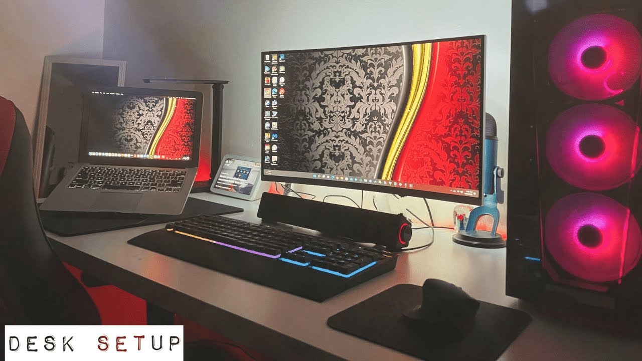 My Ultimate Modern Desk Setup 2022!