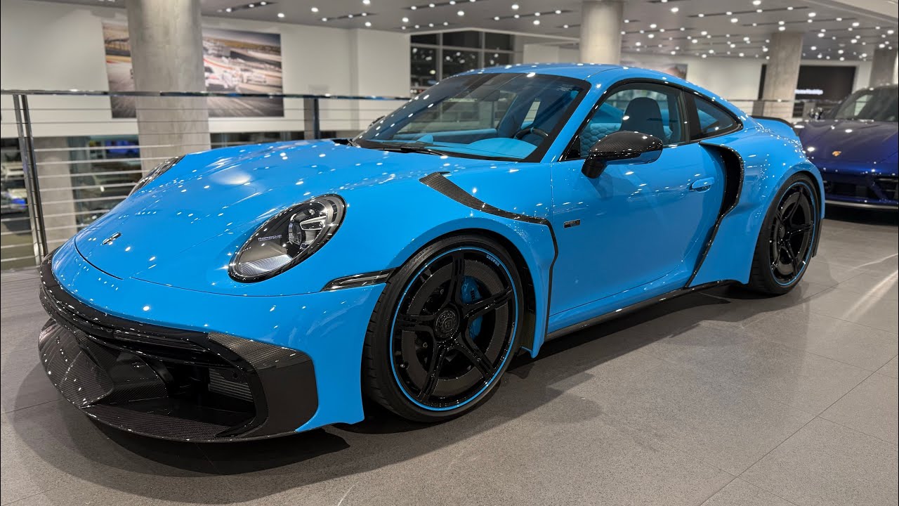 Mexico Blue Brabus 900 Rocket R 992 Porsche 911 Turbo S! 1 of 25 in the world! 🤯