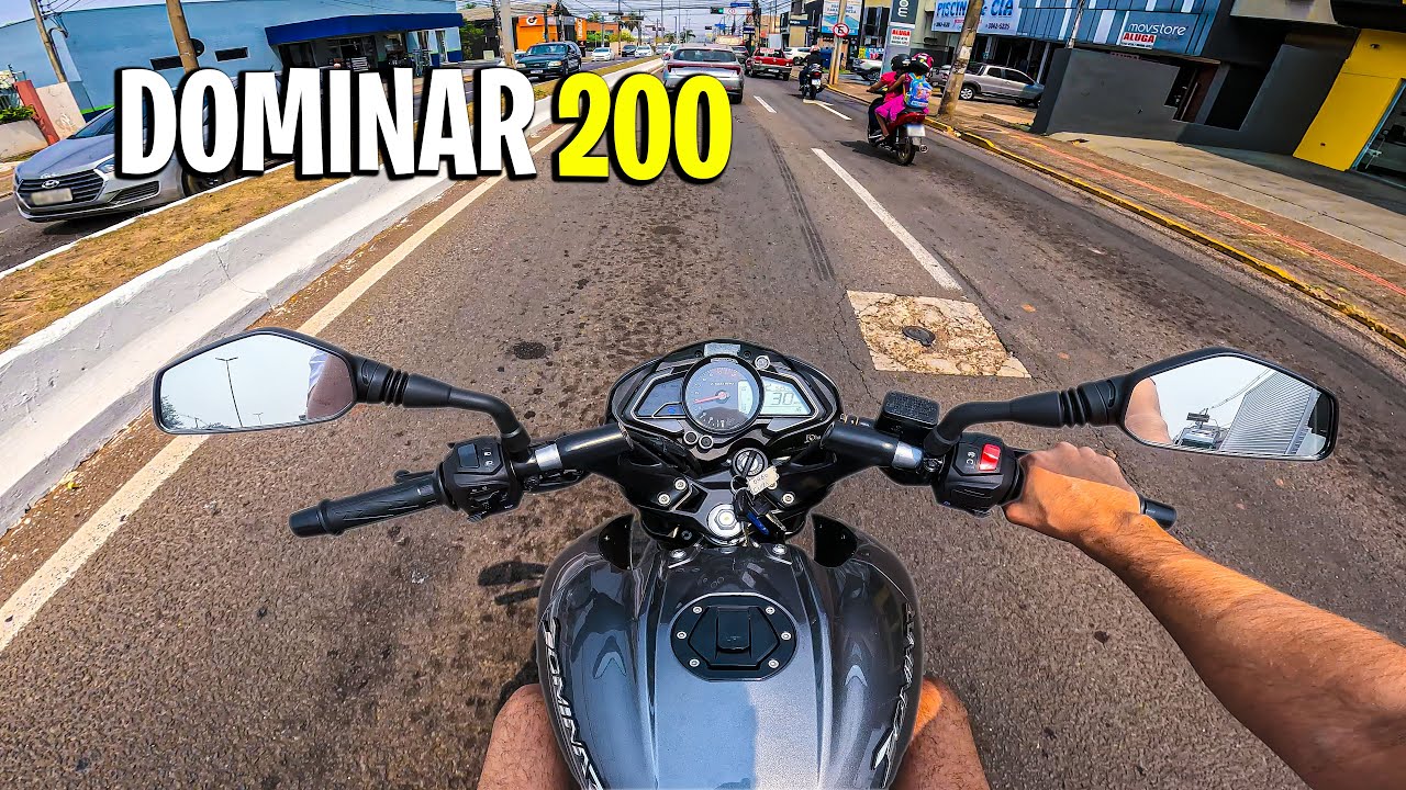 BAJAJ | ANDANDO PELA PRIMEIRA VEZ NA DOMINAR 200 2025
