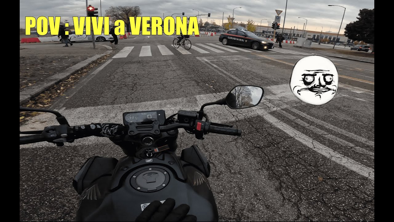 POV: vivi a VERONA parte 1 | Honda CB650R 2023 (35KW)