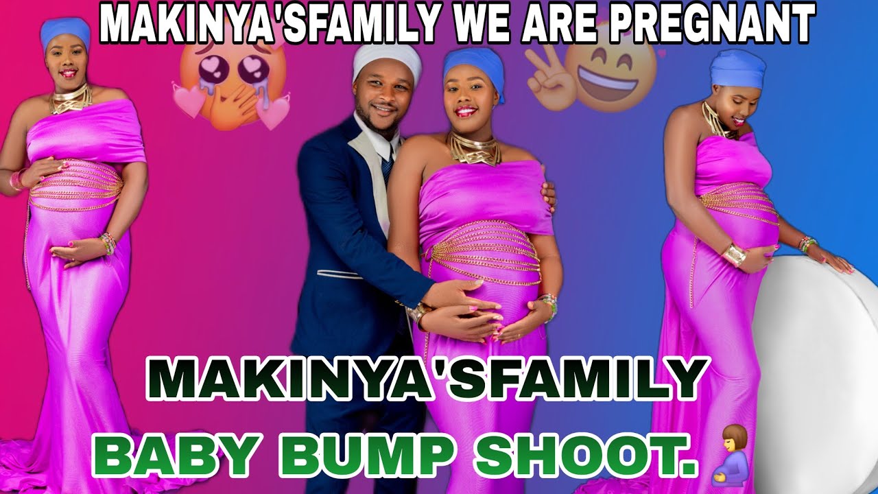 MAKINYA'S FAMILY BABY BUMP SHOOT. 🤰  ...THE REACTION WAS ..!!!!