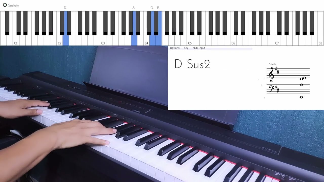 Acordes Intro M&aacute;s que palabras #acordes #tutorialdepiano #chordie #midi #worship #piano #kontakt