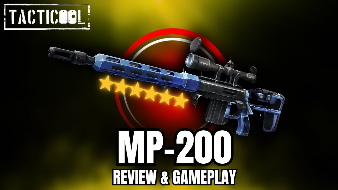 Tacticool Game : New Sniper Rifle MP-200 | Everything you need to know about it! Detailed Review!