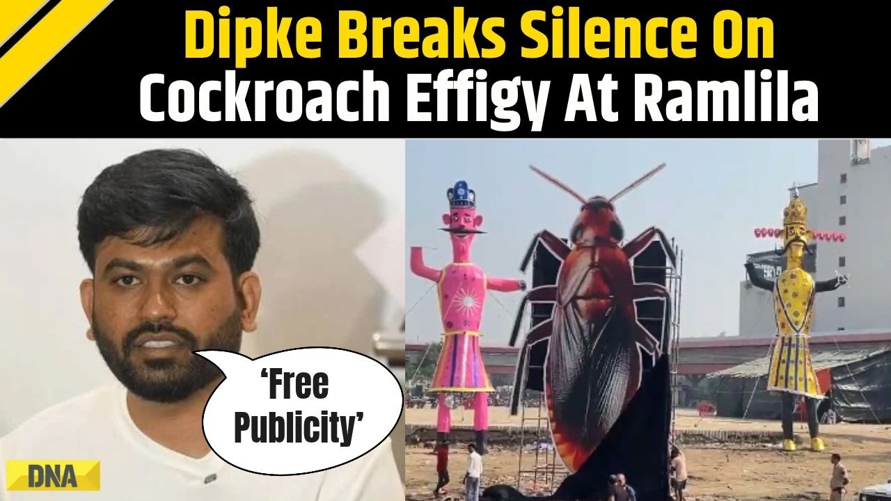 CJP Protest: 'Free Publicity', Abhijeet Dipke Reacts To Cockroach Effigy At Delhi Ramlila