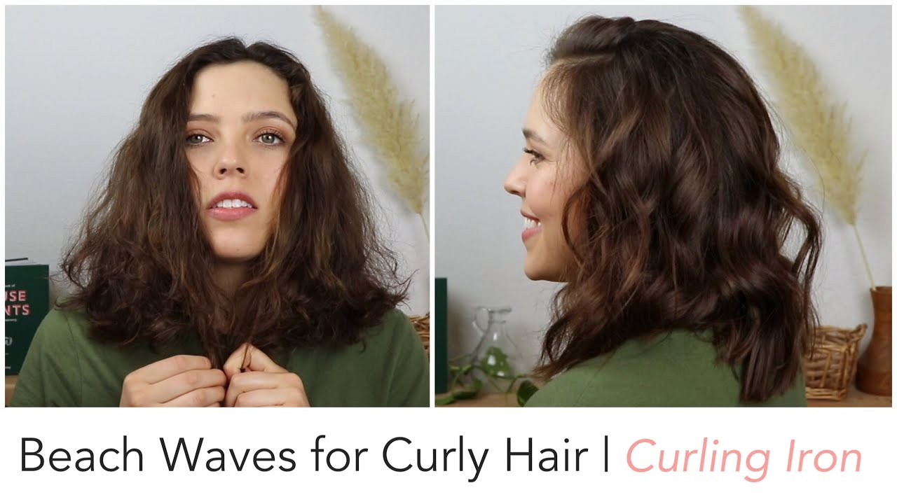 Beach Waves for Curly Hair | How to