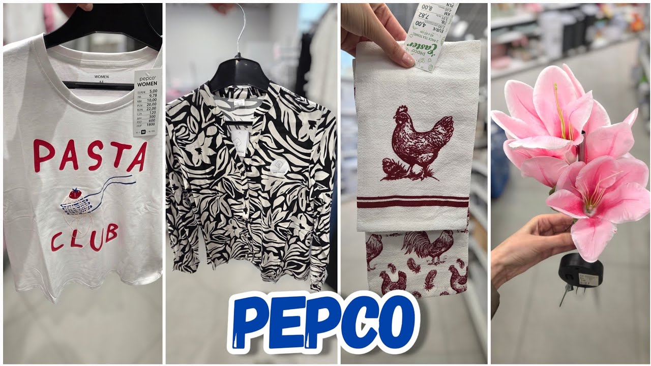 PEPCO 🛍🐣🐇 Wiskozowe bluzki❗️Dekoracje na Wielkanoc ❗️