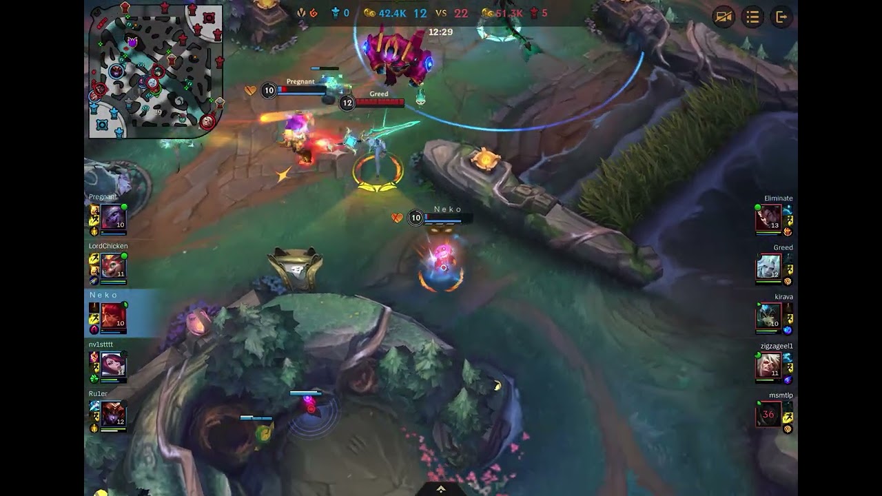 Wildrift Annie support penta kill comeback