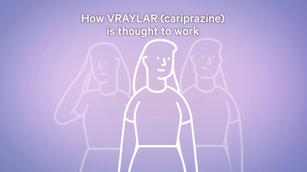 How VRAYLAR® (cariprazine) Is Thought to Work in Bipolar I | See Abbv.ie/VraylarPI