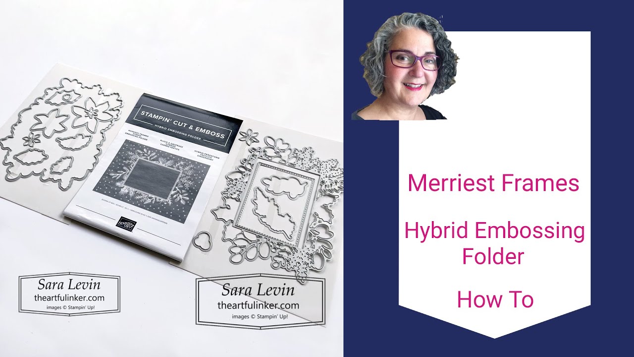 Merriest Frames Hybrid Embossing Folder How To
