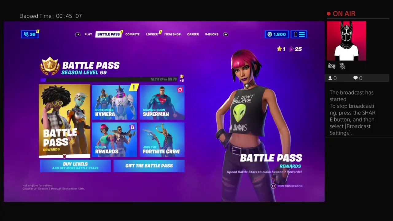 xtking01's Live PS4 Broadcast and my cousin