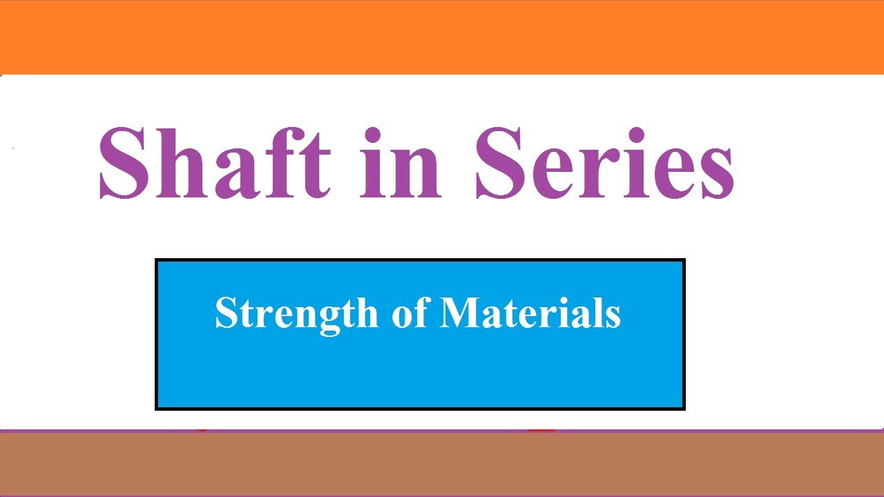 Shaft in Series Numerical Problems SOM Tutorial