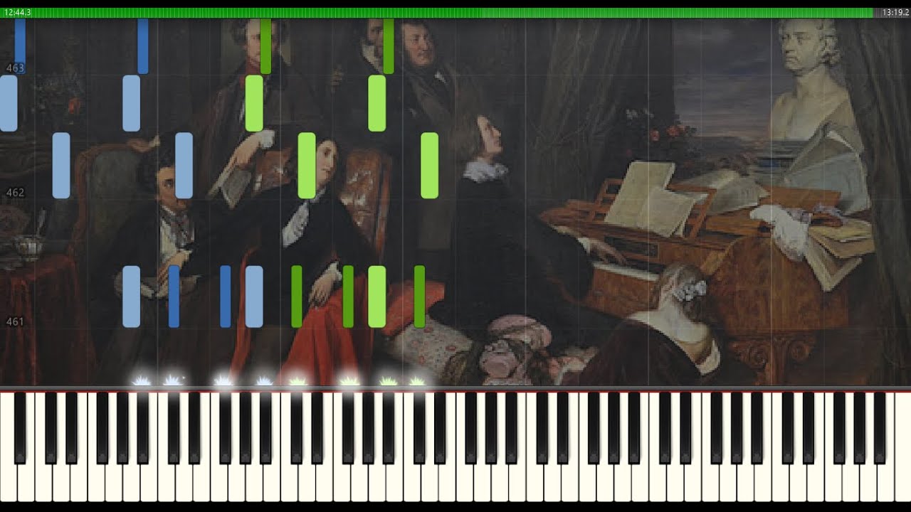 Hungarian Rhapsody No.19 Liszt (Piano Tutorial Synthesia)