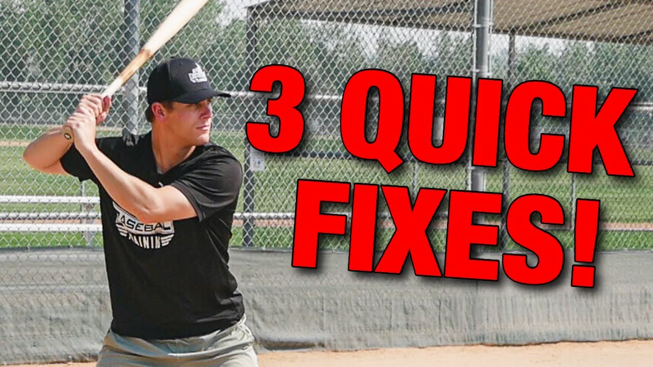 3 Quick Fixes for Better At-Bats!