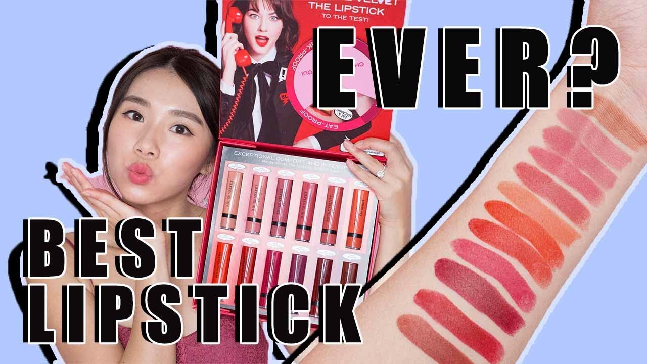Bourjois Rouge Velvet The Lipstick Swatches + First Impressions