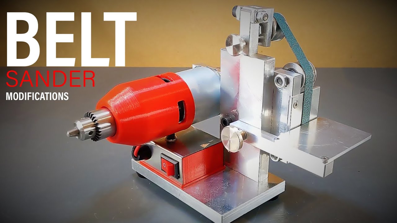 Mini Belt Sander / Grinder Modifications & Upgrades