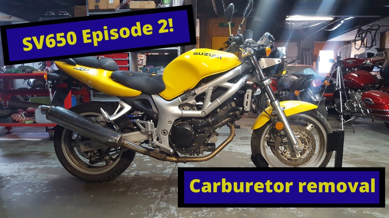 Suzuki SV650 EP2 - CARBURETOR REMOVAL!!