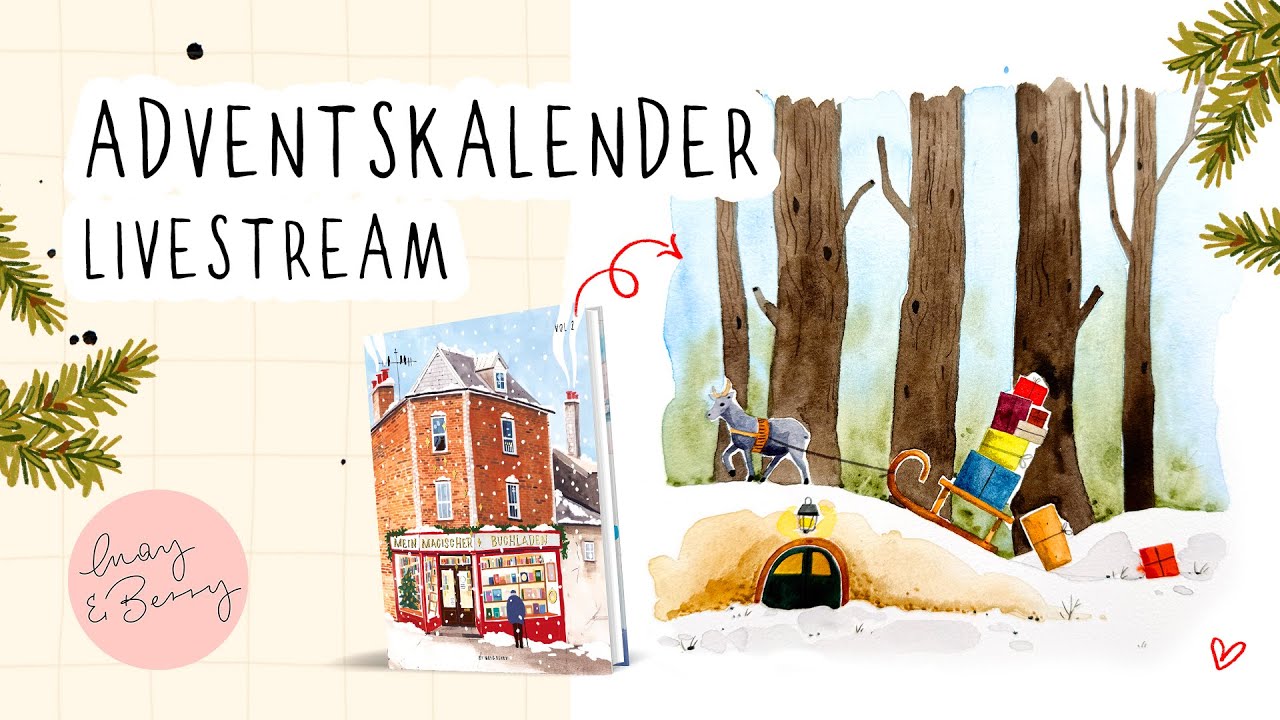 WATERCOLOR LIVESTREAM Adventskalender Special II