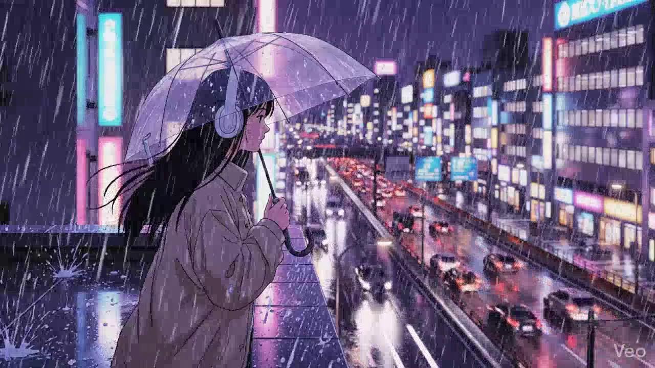Soft Japanese Rain 🌙 Chill Night Lofi for Study & Sleep | Live Stream by The Japanese Town