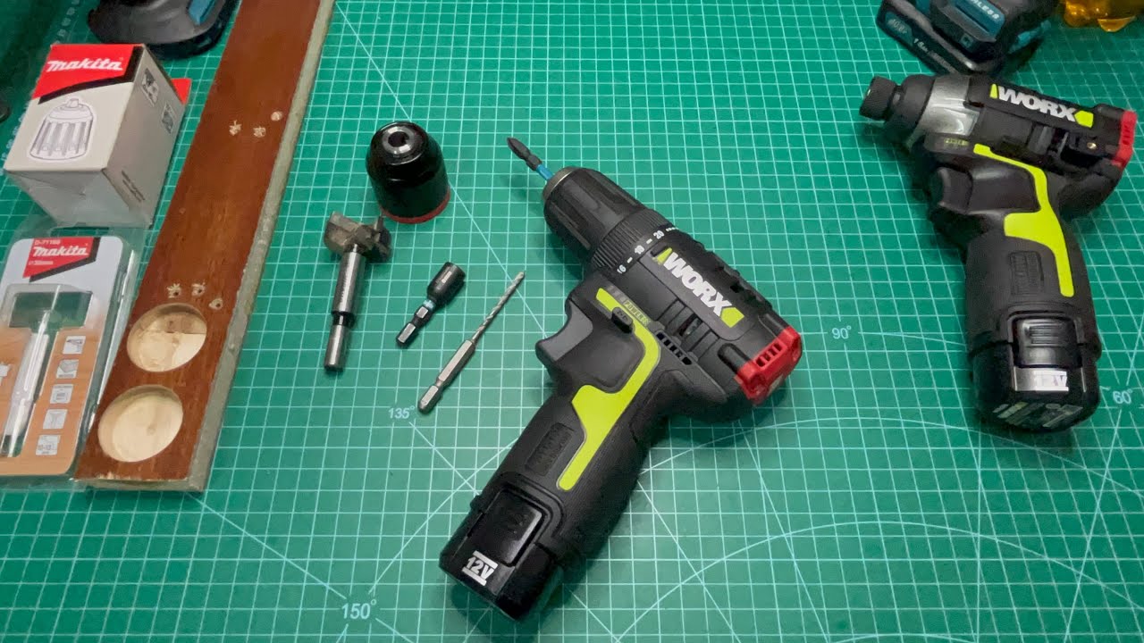 Đ&aacute;nh Gi&aacute; Khoan Pin 12v Worx WU130X | Nhỏ Gọn, Lực Khoẻ