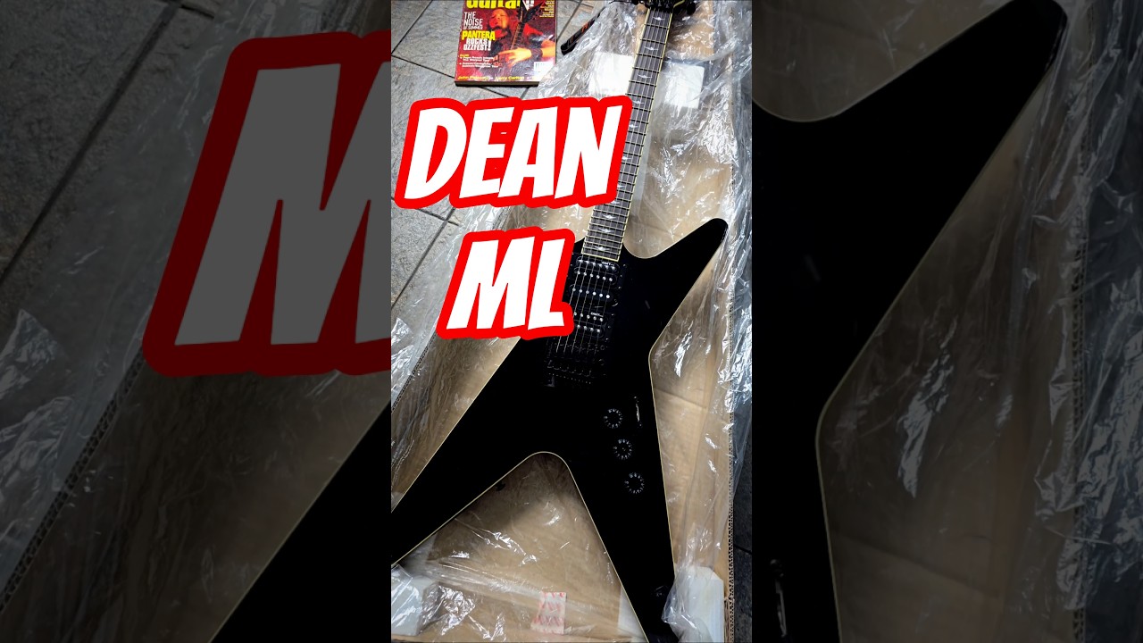 🔥 DEAN ML classic Black 🔥 #Pantera #dimebagdarrell  #deanguitars #black