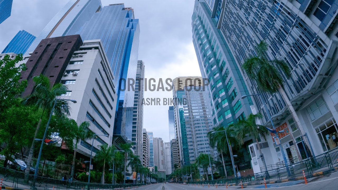 Biking around Ortigas Pasig Philippines ASMR Biking