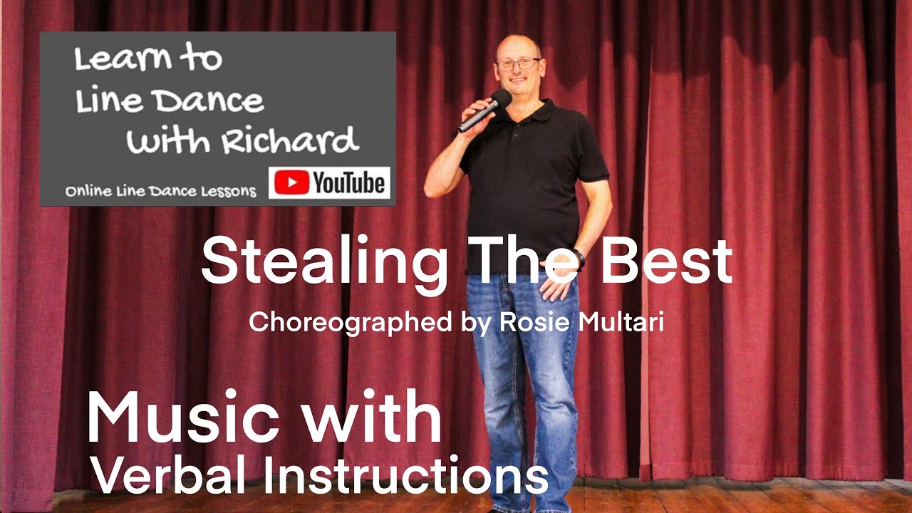 ABSOLUTE BEGINNER LINE DANCE LESSON 63 - Stealing The Best - Part 2 - Music with verbal instruction
