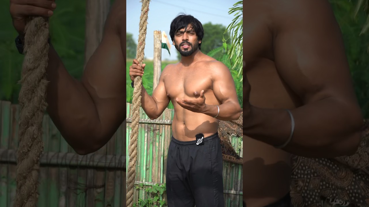 Easy Way Of Rope Climbing 🔥 #shorts #fitness #motivation #vipindesifitness