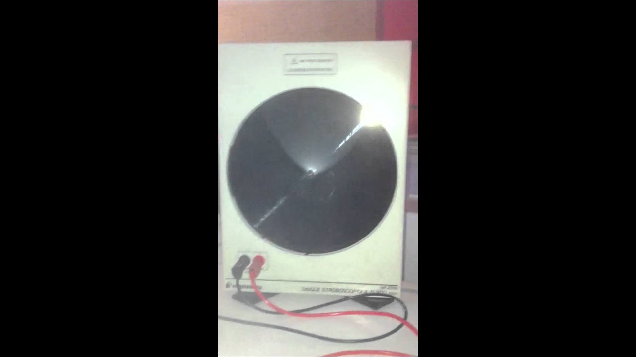 Stroboscope et disque