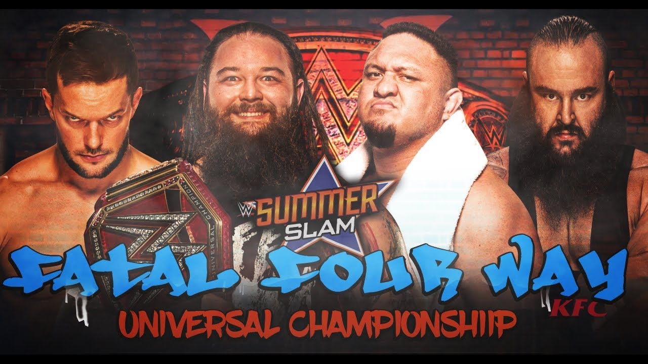 WWE SUMMERSLAM 2018 ► DREAM MATCH CARD