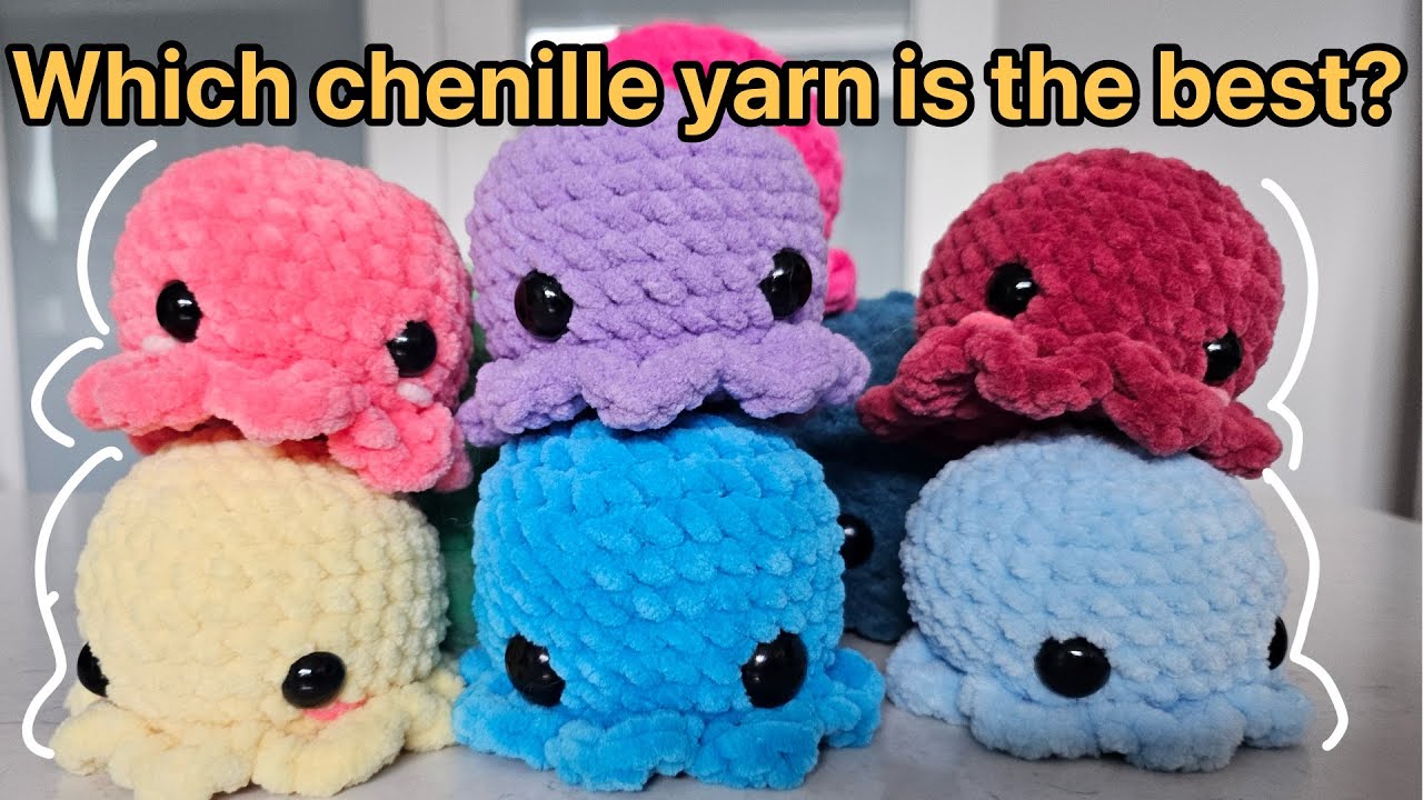 🧶 Chenille Yarn Comparison 2024 // Ranked by a Beginner