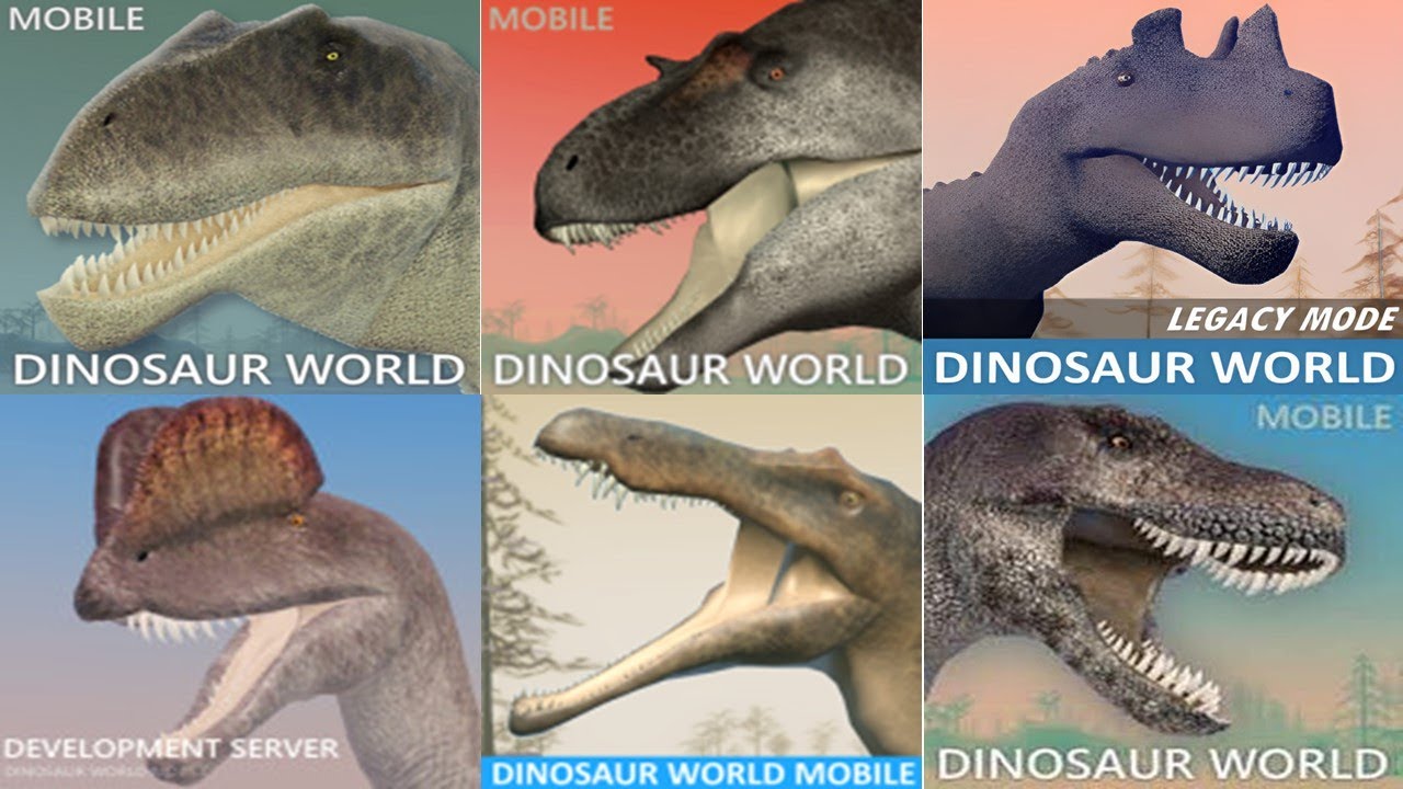 Dinosaur World mobile ecosystem mode Concepts