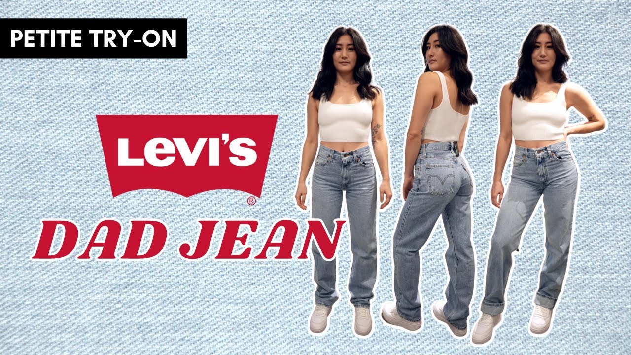 Сравнение размеров джинсов LEVI'S DAD *примерка для маленьких детей*