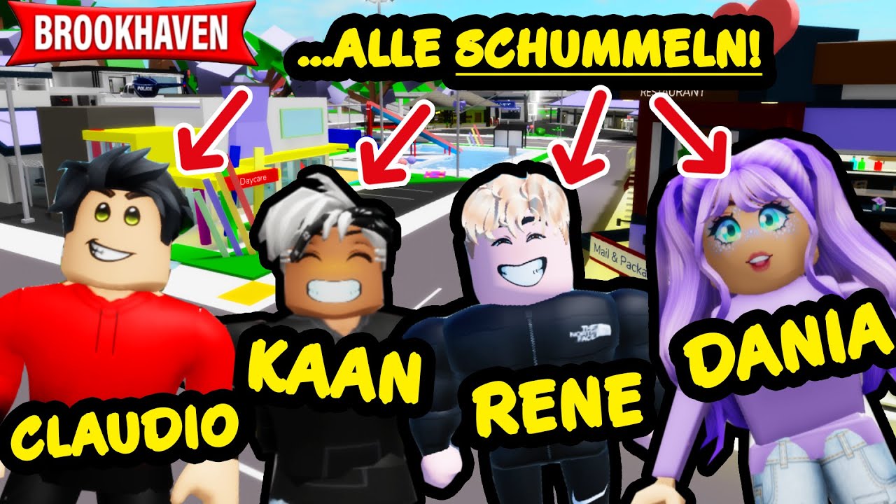 XXL Hide and Seek, ABER JEDER SCHUMMELT! Mit Kaan, Dania, Claudio & Rene in Brookhaven 🏡