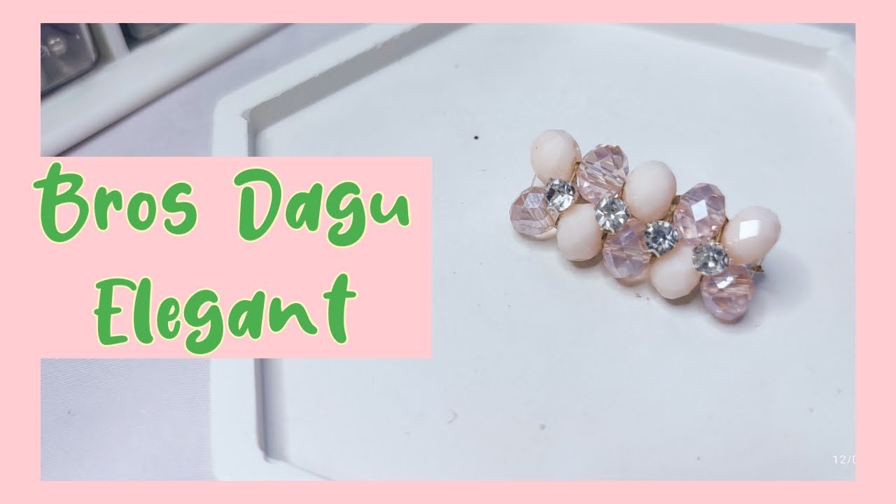 Bros Dagu Crystal Ceko Superrr Elegant 😍 Cuma 4 bahan
