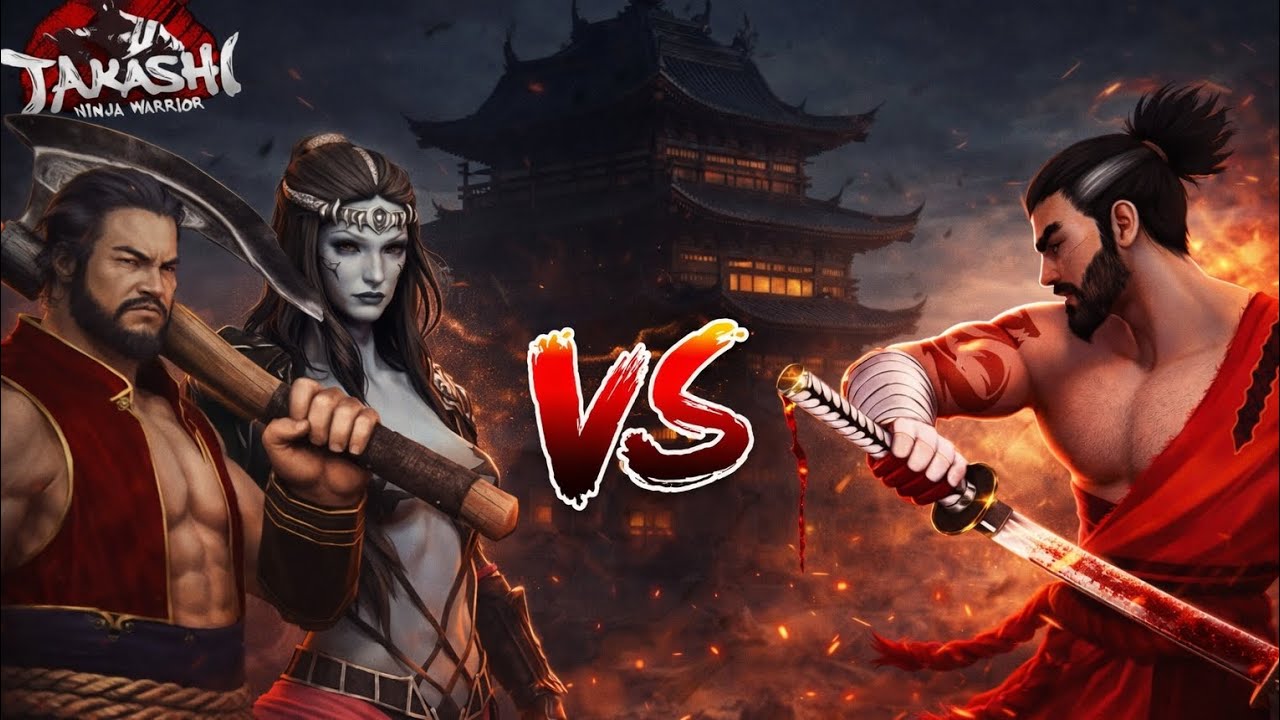 Lady Yoko INSANE Fight 😈 | Takashi Ninja Samurai 