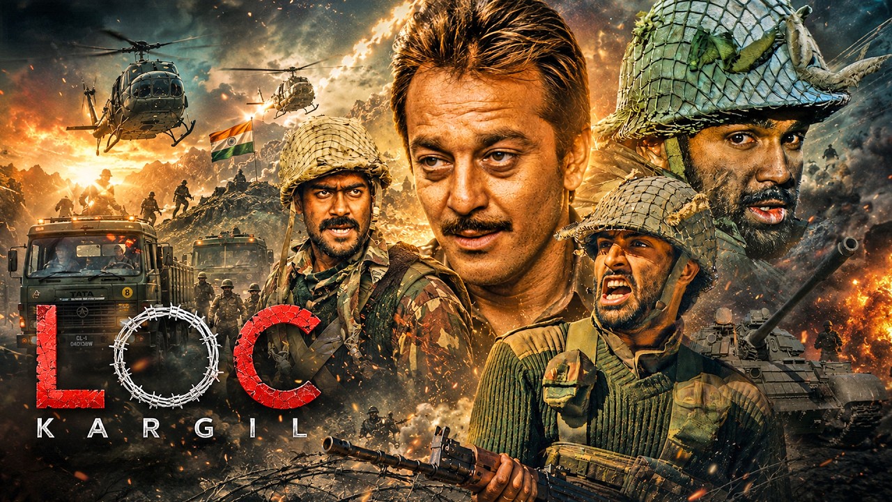 LOC: Kargil (2003) Full Movie 4K: Sanjay Dutt, Ajay Devgn, Akshaye Khanna | India&rsquo;s Biggest War Film