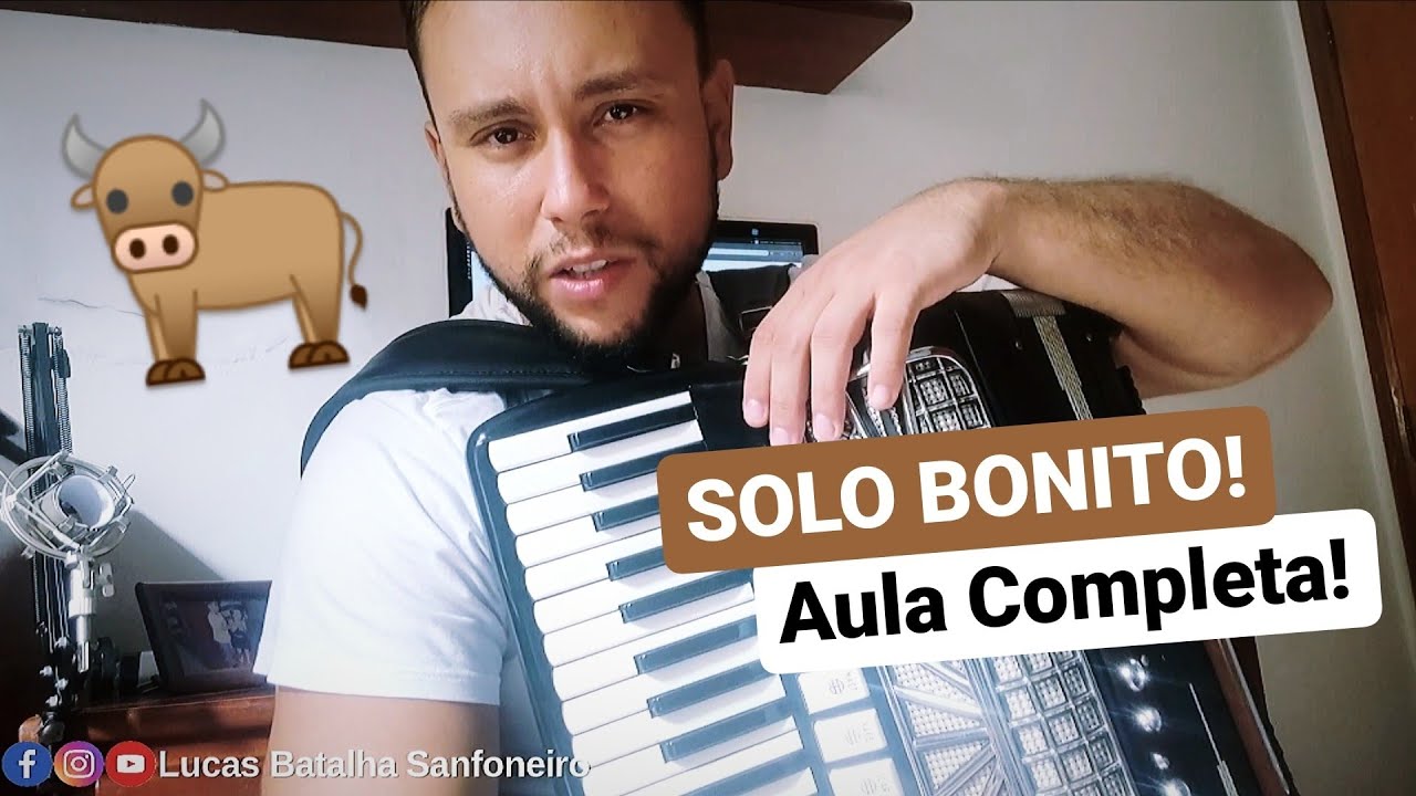 Como tocar FAZENDA SÃO FRANCISCO (Eu fiz a maior proeza) - Solo na Sanfona - Aula completa