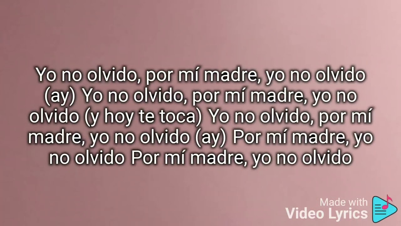 Yo no olvido / Yailin la m&aacute;s Viral y Dj Adoni Letra/Lyrics