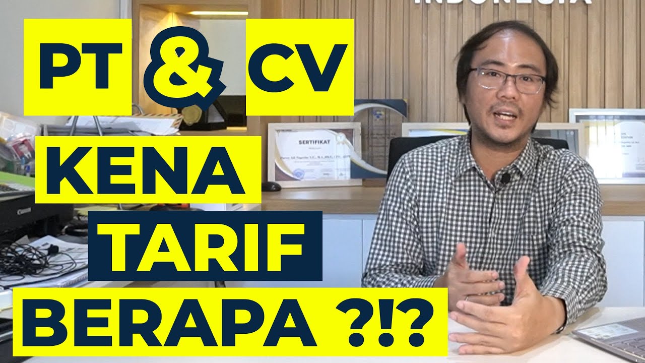 Update Tarif Pajak Badan untuk PT dan CV 2022❗❗❗