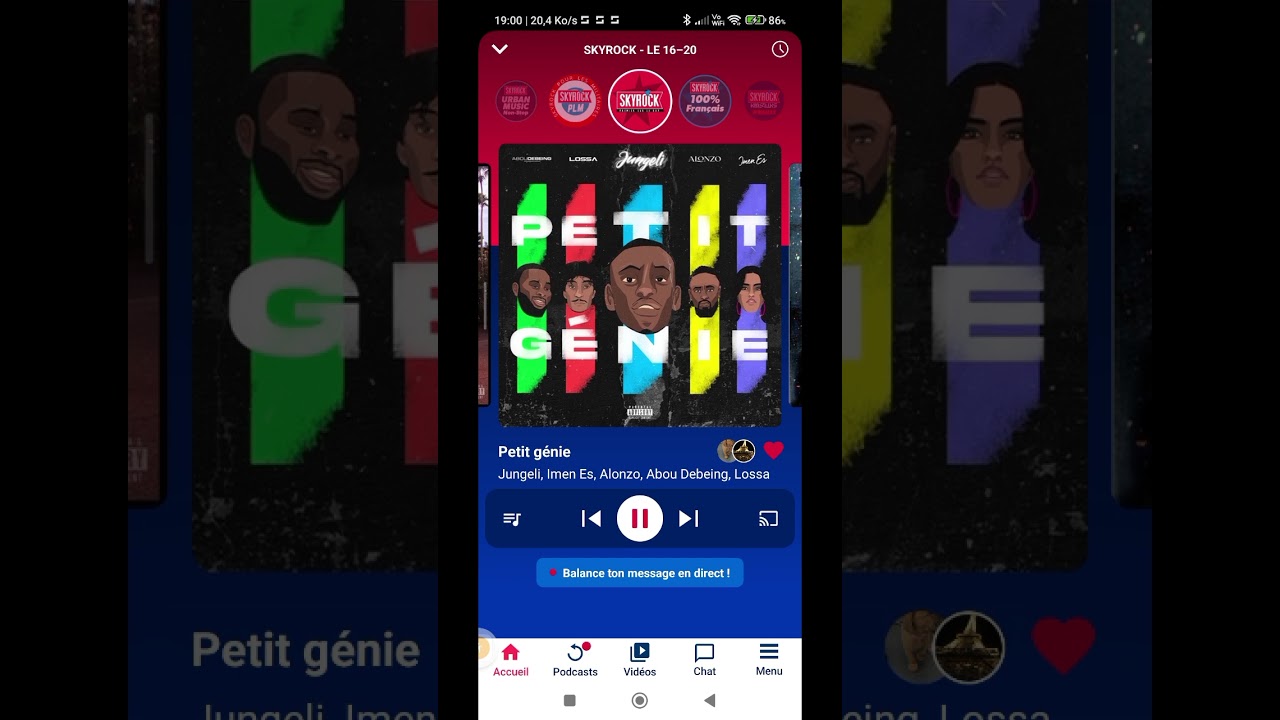 Jungeli, Imen Es, Alonzo, Abou Debeing, Lossa Petit génie Version Skyrock