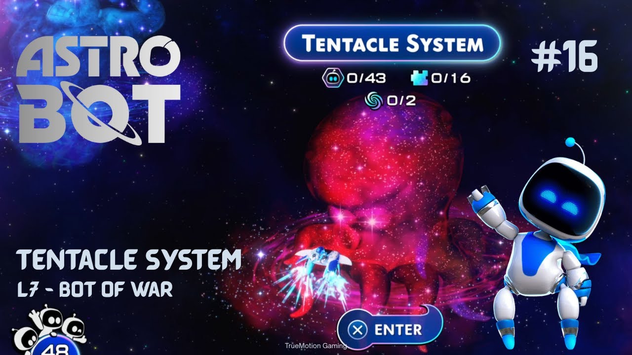 Astro Bot Bot of War – 100% Collectibles (No Commentary) | TrueMotion Gaming