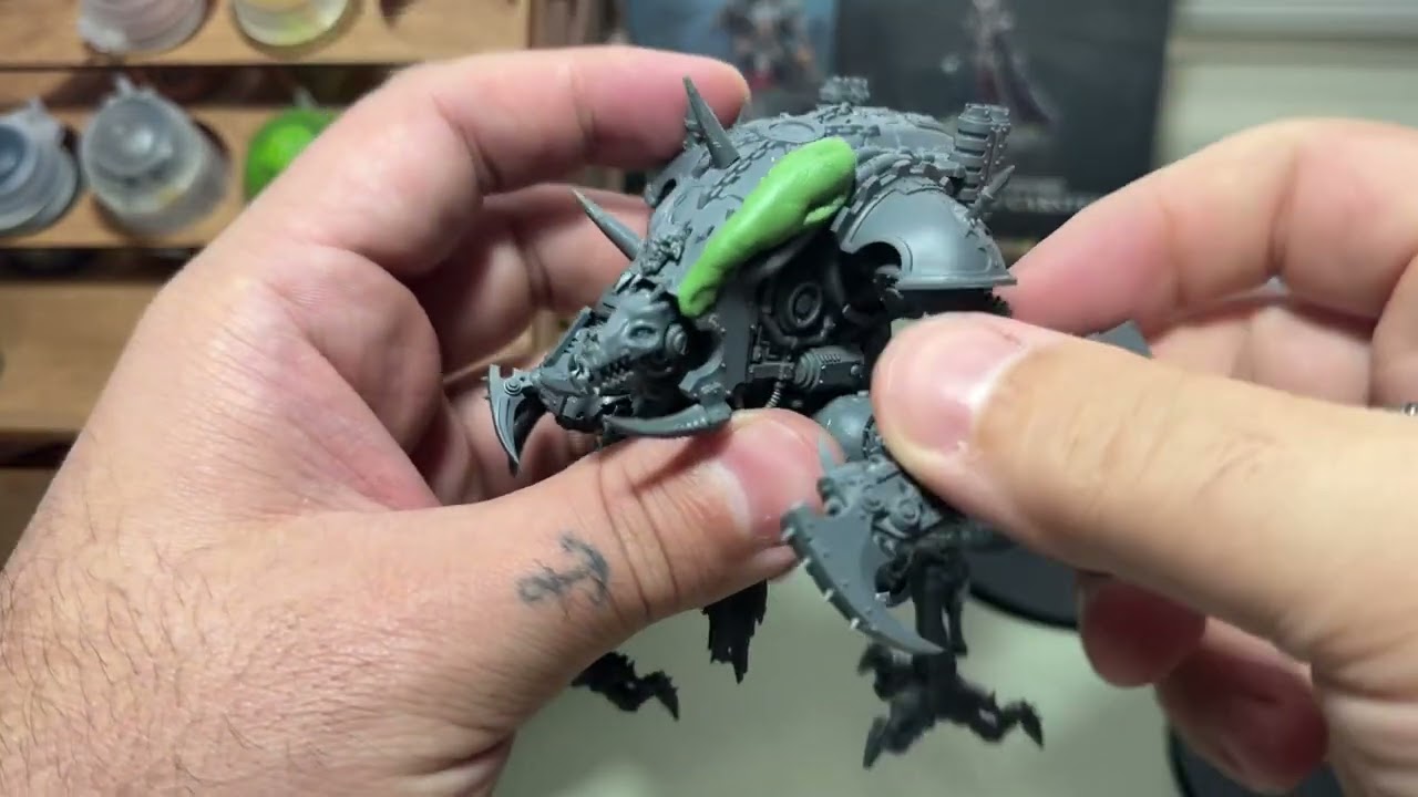Green Stuff Flames on Warhammer 40K models