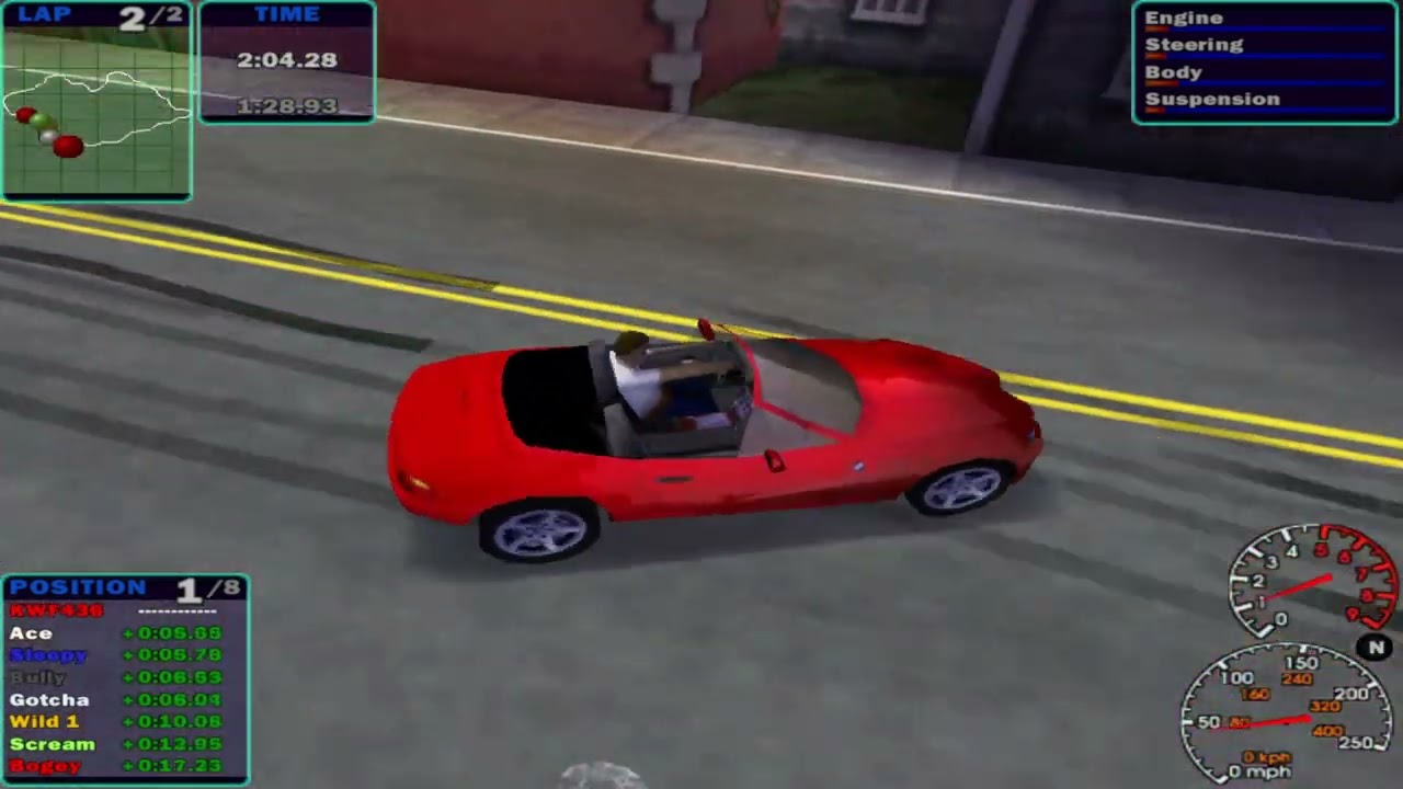 NFS 4 high Stakes Modified Gameplay | BMW Z3 | Dolphin Cove