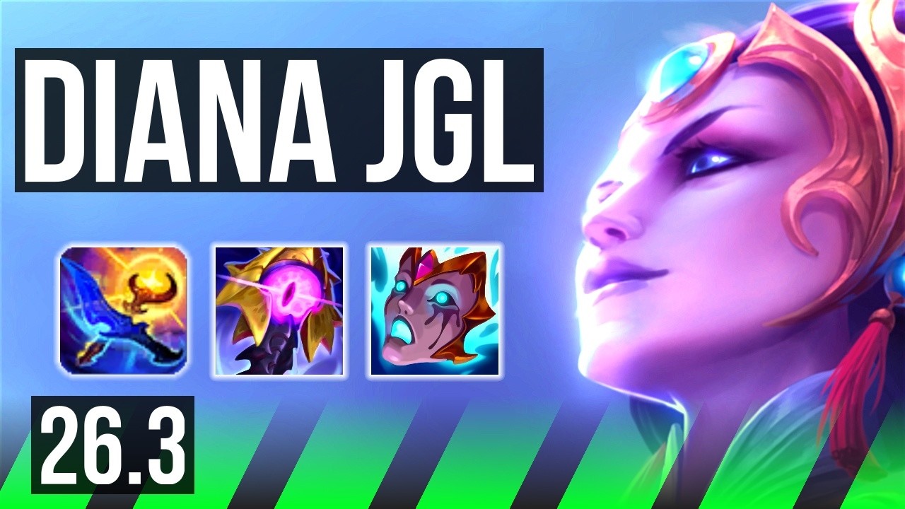 DIANA vs ZAAHEN (JGL) | EUNE Master | 26.3